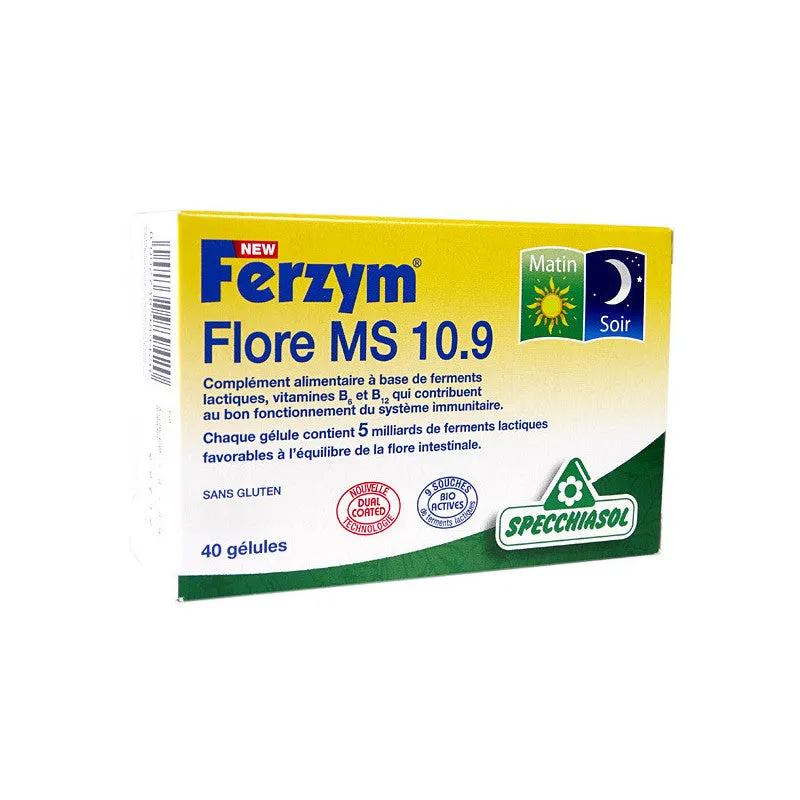 Ferzym Flore MS 10.9-40 cápsulas-Specchiasol