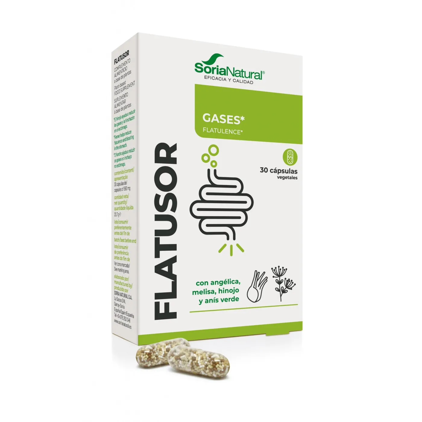 Flatusor 30 Caps Soria Natural R10057