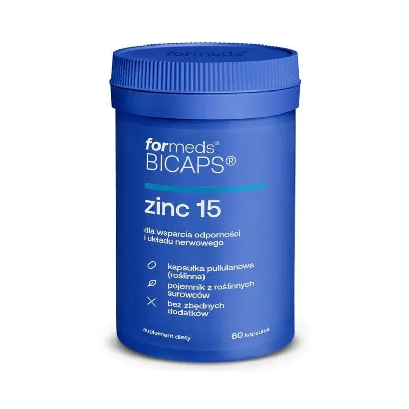 Formeds Bicaps Zinc 15 mg - 60 Cápsulas