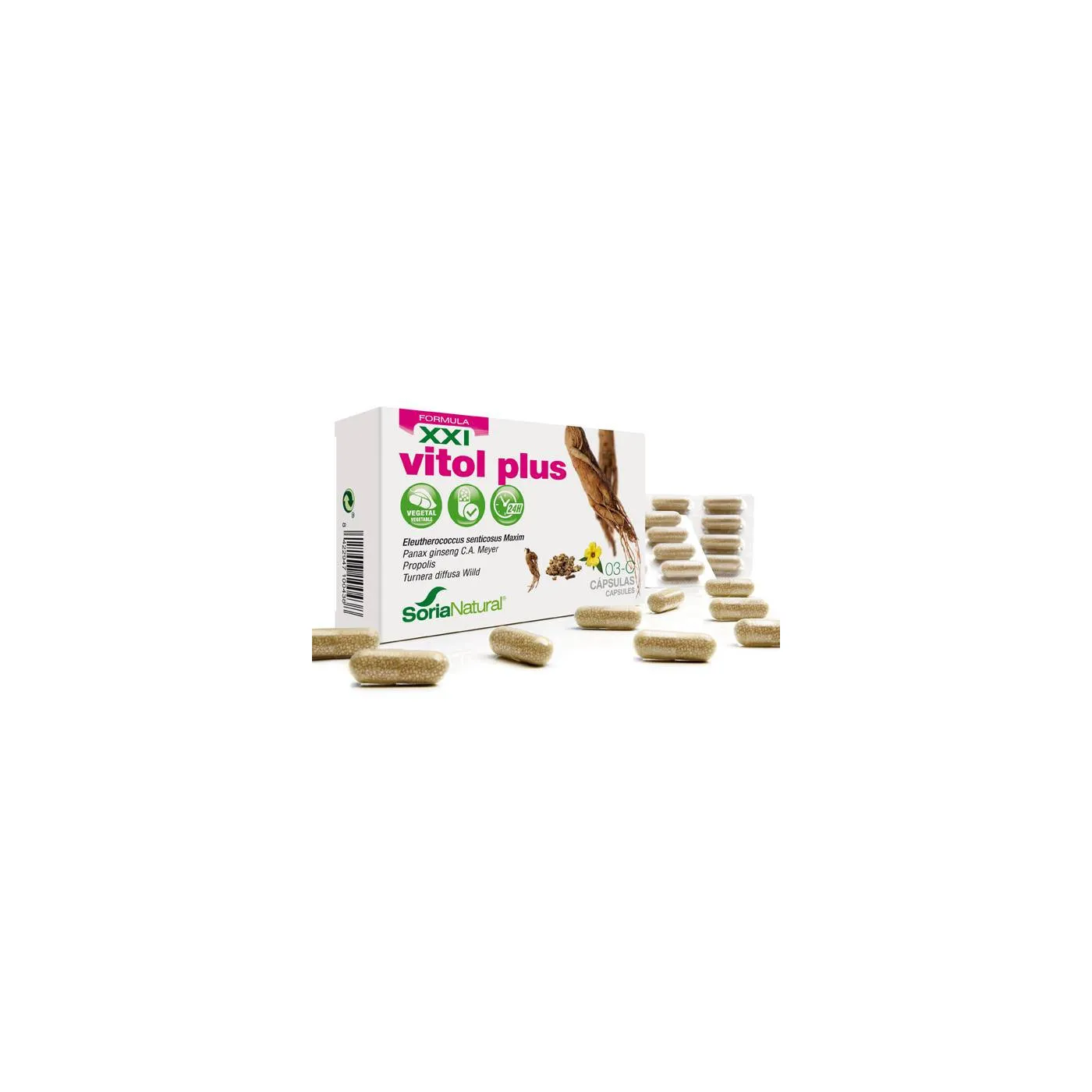 Formula Xxi 03c Vitol Plus 30 Caps Soria Natural