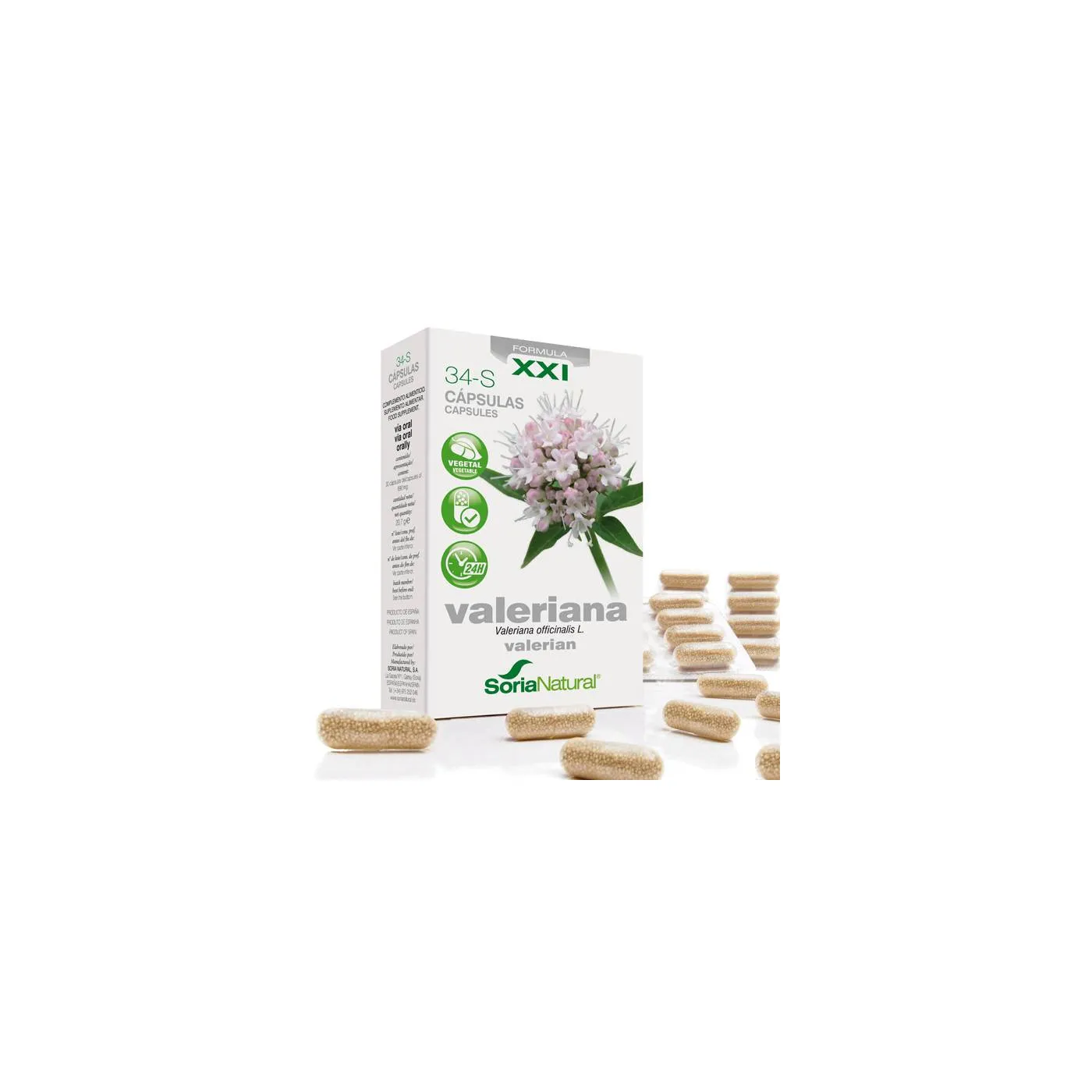 Formula Xxi 34s Valeriana 30 Caps Soria Natural