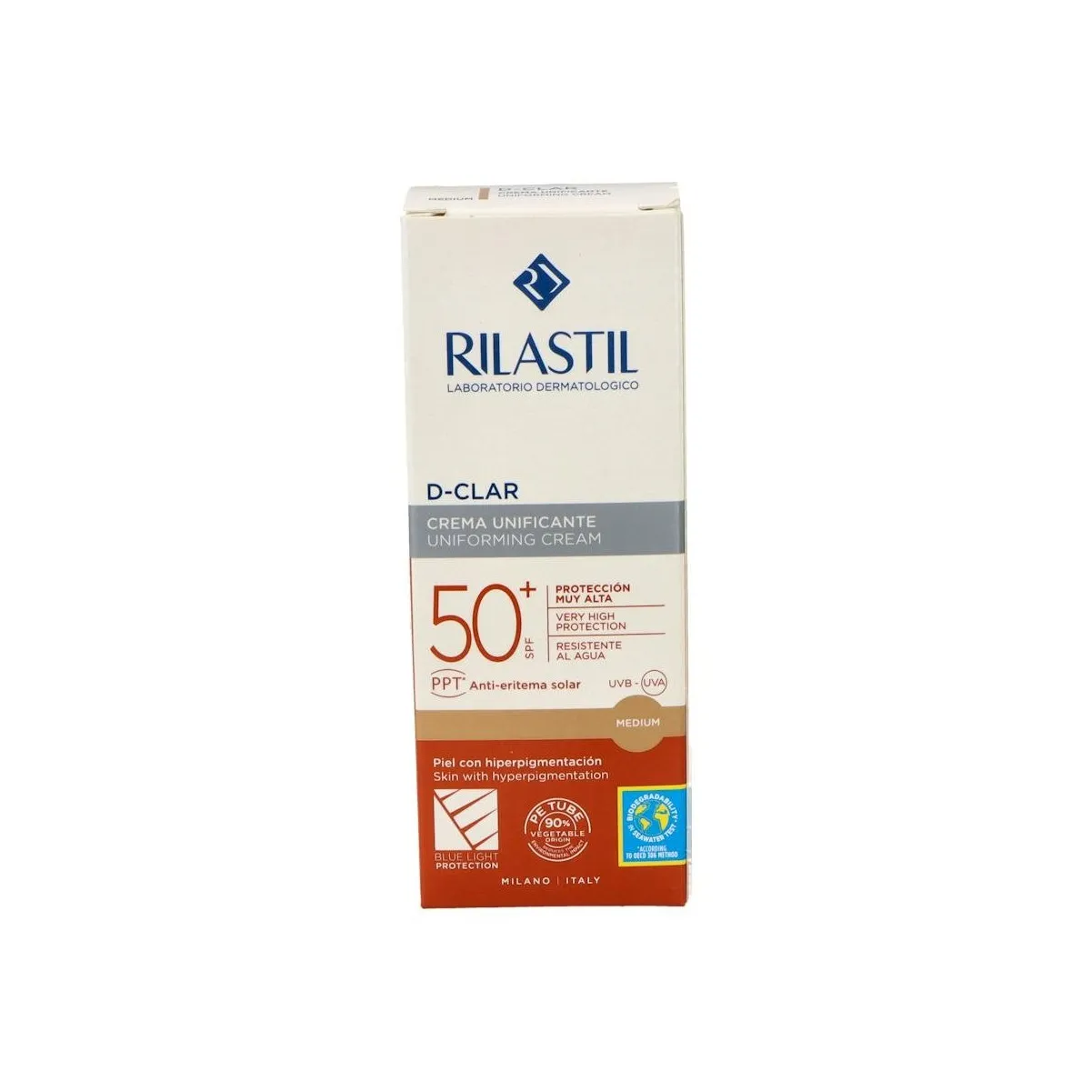 Fotoprot Rilastil Sun System Spf 50+ D-Clar Medium Crema 40 Ml