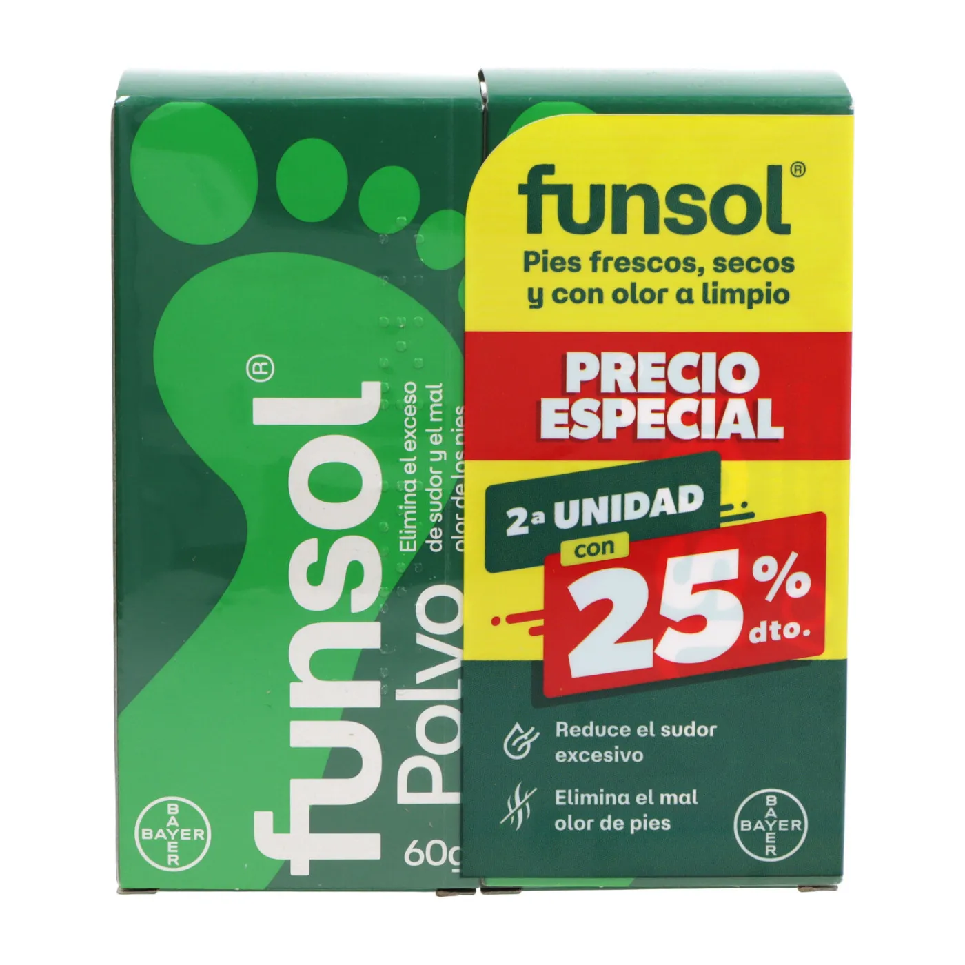 Funsol Polvo 2x60 g Promo