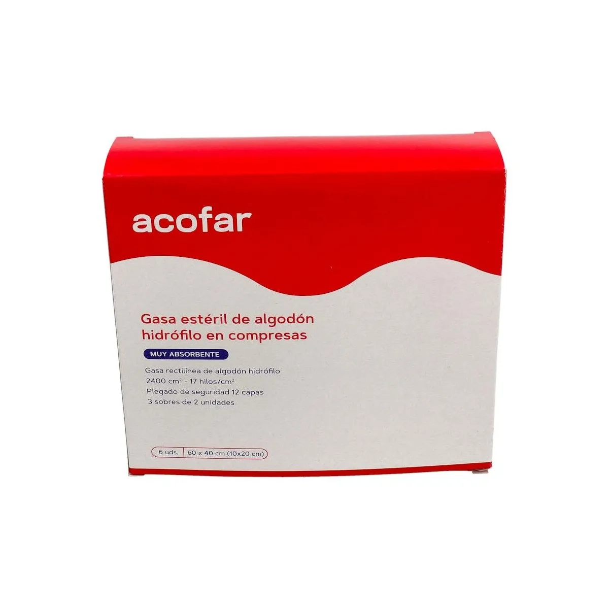Gasa Acofarma Est Algo Hidro 40X60 6uni