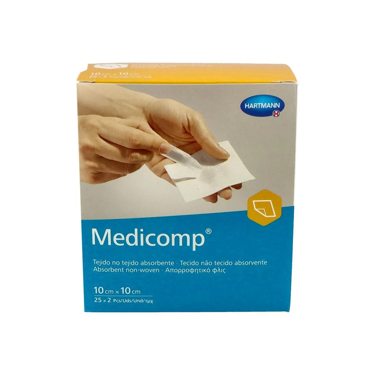 Gasa Medicomp-Nwe 10X10Cm(S-2u) 25u