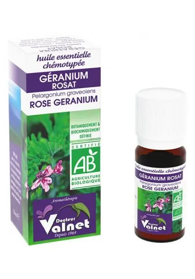 Aceite esencial de Rosa Geranio Bio-10ml-Dr.Valnet
