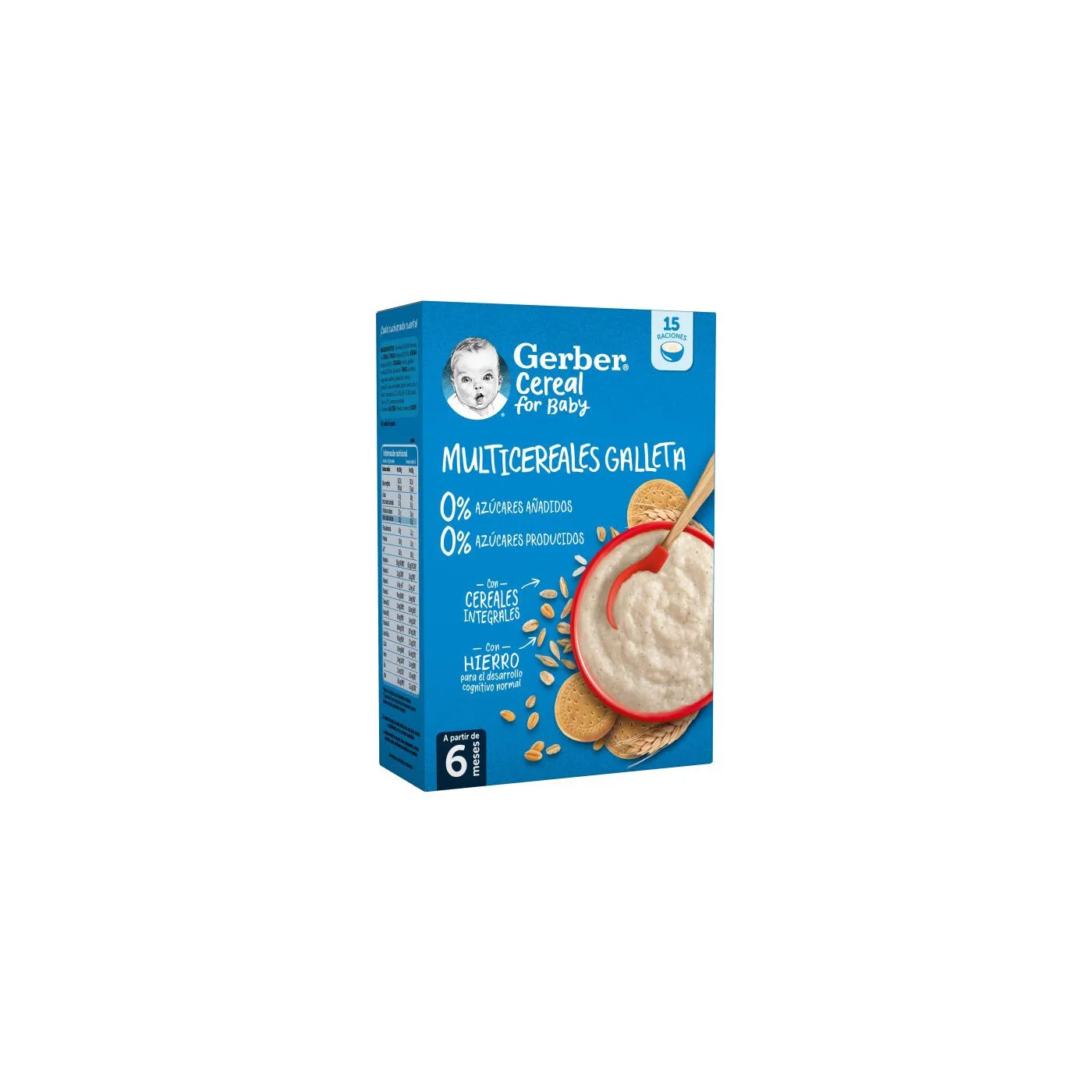 Gerber Multicereales Galleta 0% Azucares 270 g