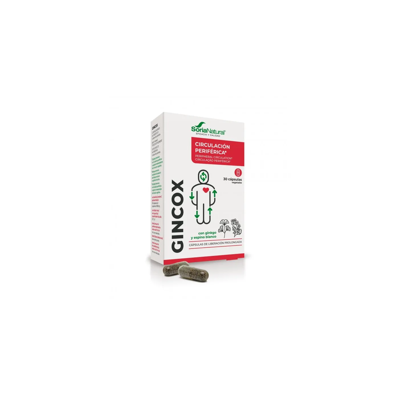 Gincox Soria Natural 30 Capsulas