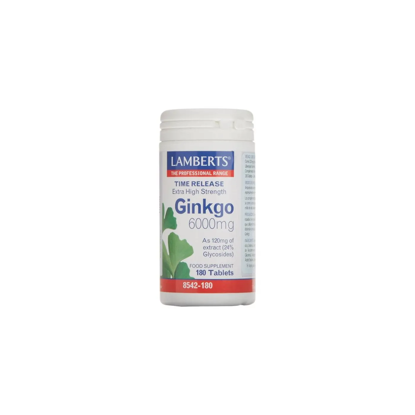 Ginkgo Biloba 6000mg 180 Comps Lamberts