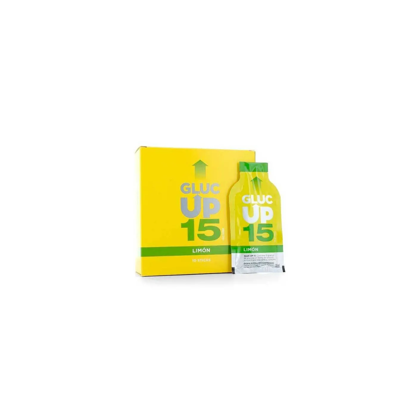 Gluc Up 15 Faes Farma 10 Sticks Sabor Limon
