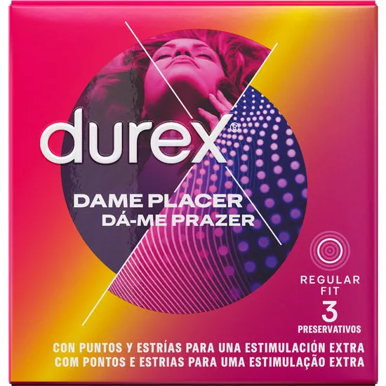 Preservativos Durex Dame Placer 3 Uds - Durex