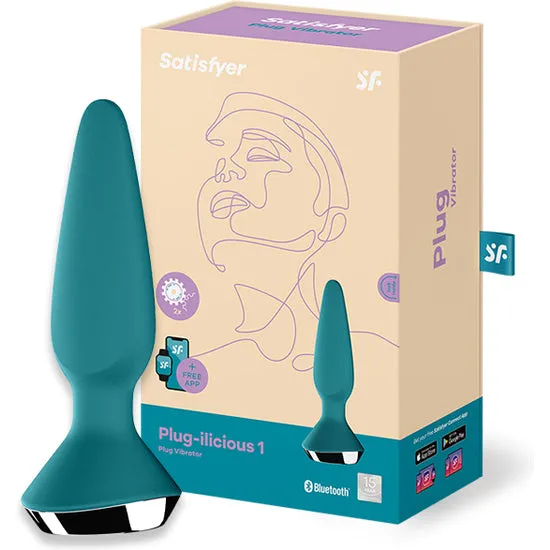 Plug Anal Vibrador Plug-ilicious 1 Petrol - Satisfyer
