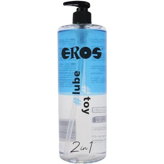 2 en 1 - Lubricante Base de Agua 1000 ml - Eros
