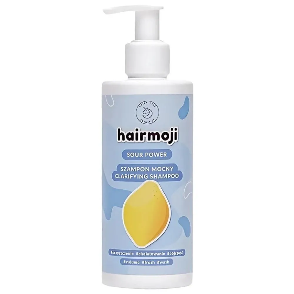 HairMoji Sour Power Strong, Champú Limpiador - 240 ml