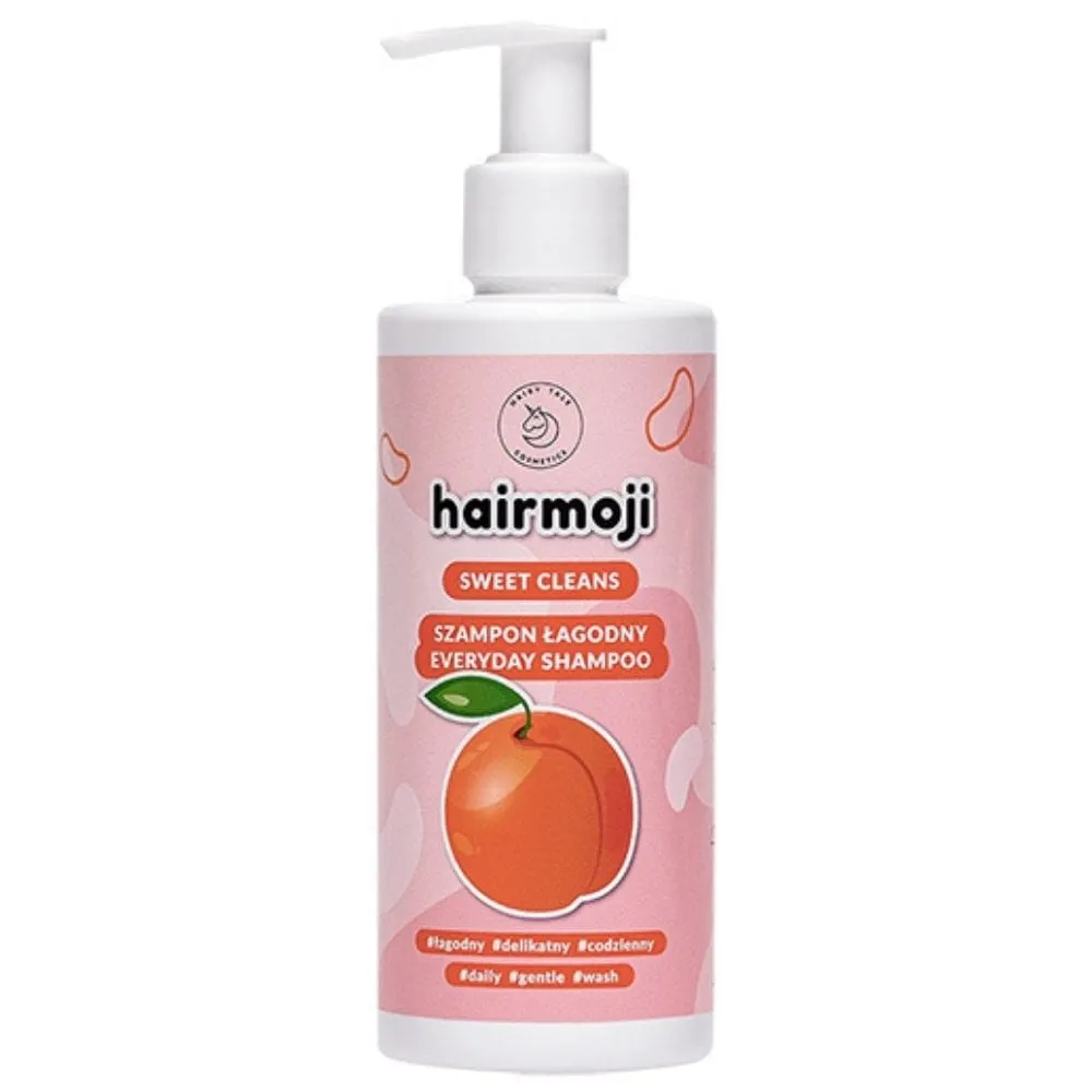 HairMoji Sweet Cleans Champú suave de uso diario - 240 ml