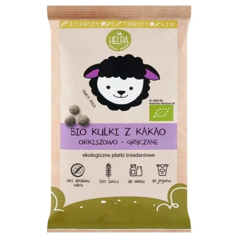 Helpa BIO Bolas de Alforfón y Espelta con Cacao - 160 g