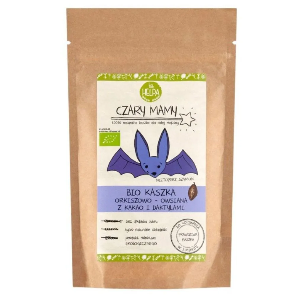 Helpa BIO Gachas de Espelta y Avena con Cacao y Dátiles - 200 g