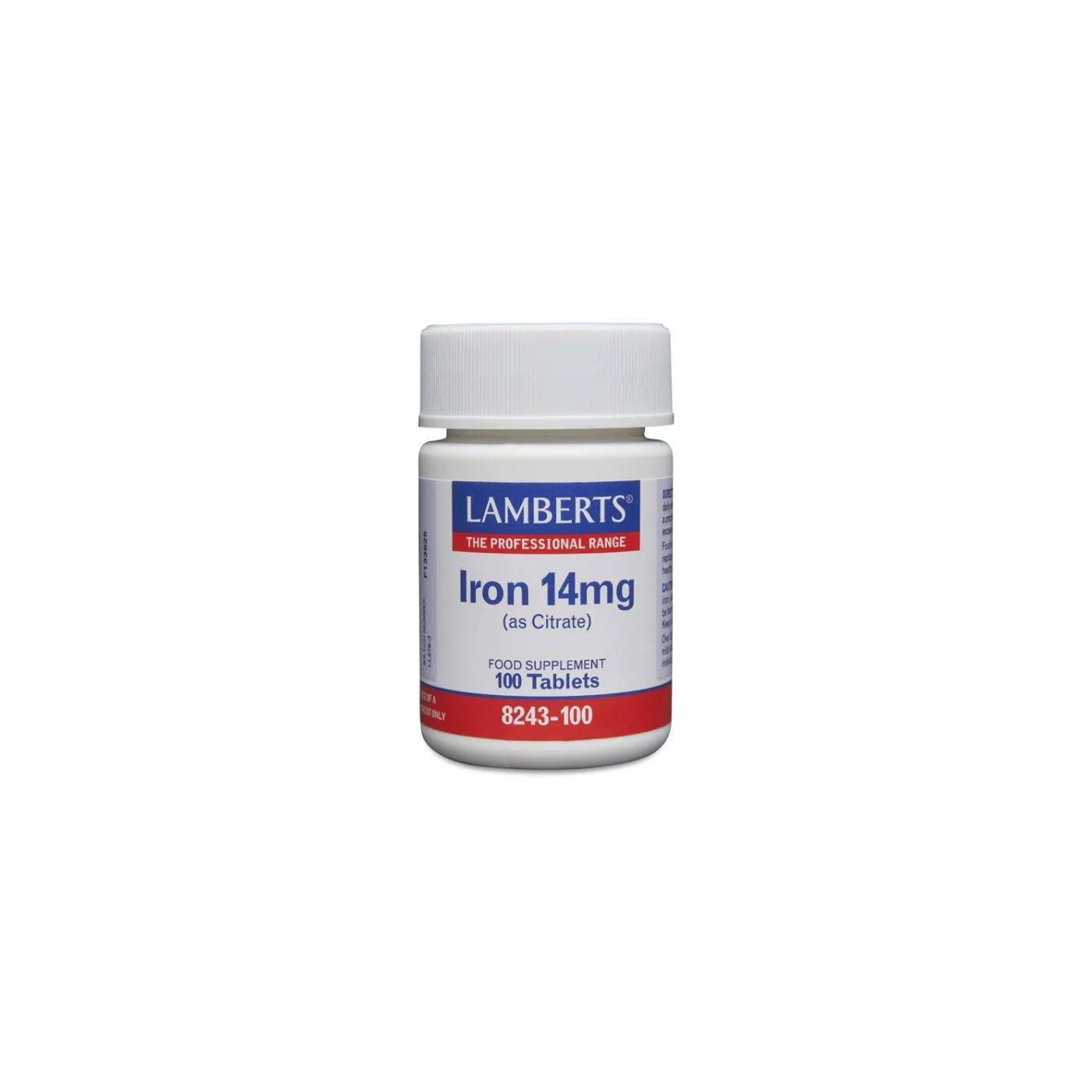 Hierro 14 Mg 100 Comps Lamberts