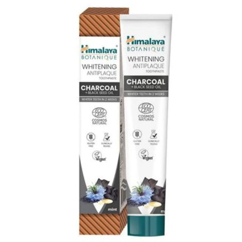 Himalaya Dentífrico Blanqueador con Carbón Activado y Nigella - 75 ml