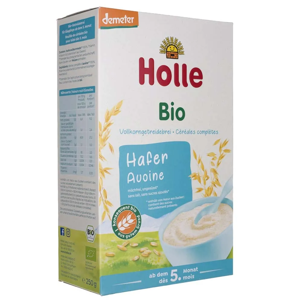 Holle Cereales integrales ecológicos Avena desde 5. mes - 250 g