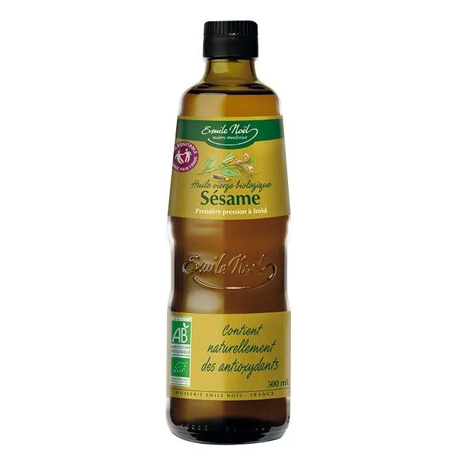 Aceite de sésamo orgánico-500ml-Emile noel