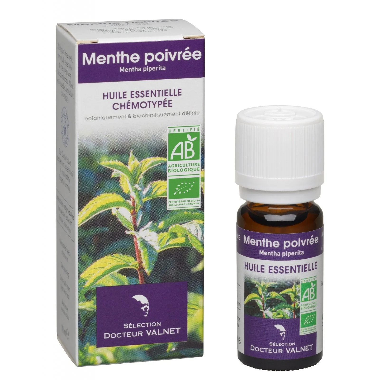 Menta-Aceite esencial-Orgánico-10 ml-Dr.Valnet