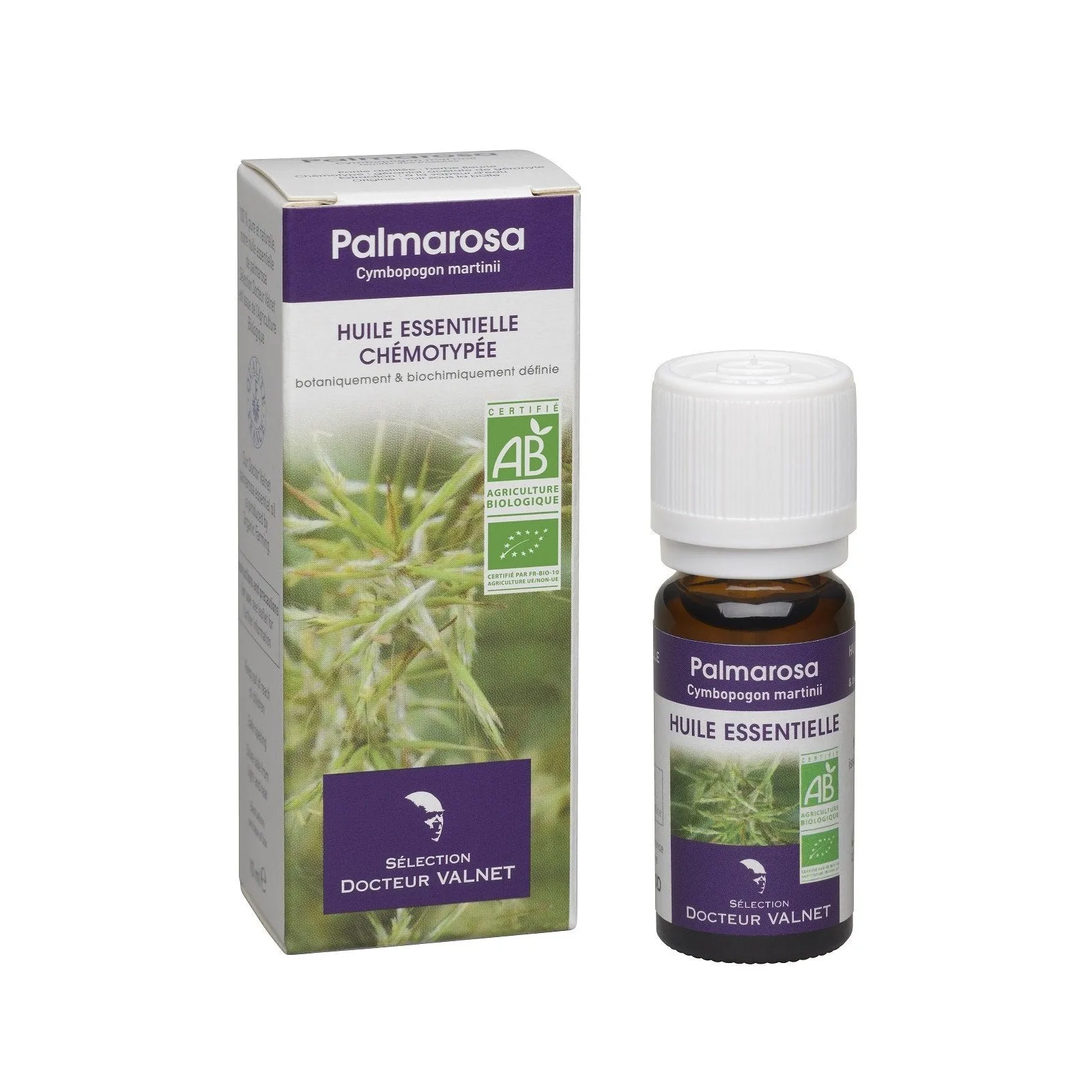 Aceite esencial de Palmarosa Bio-10 ml-Dr.Valnet