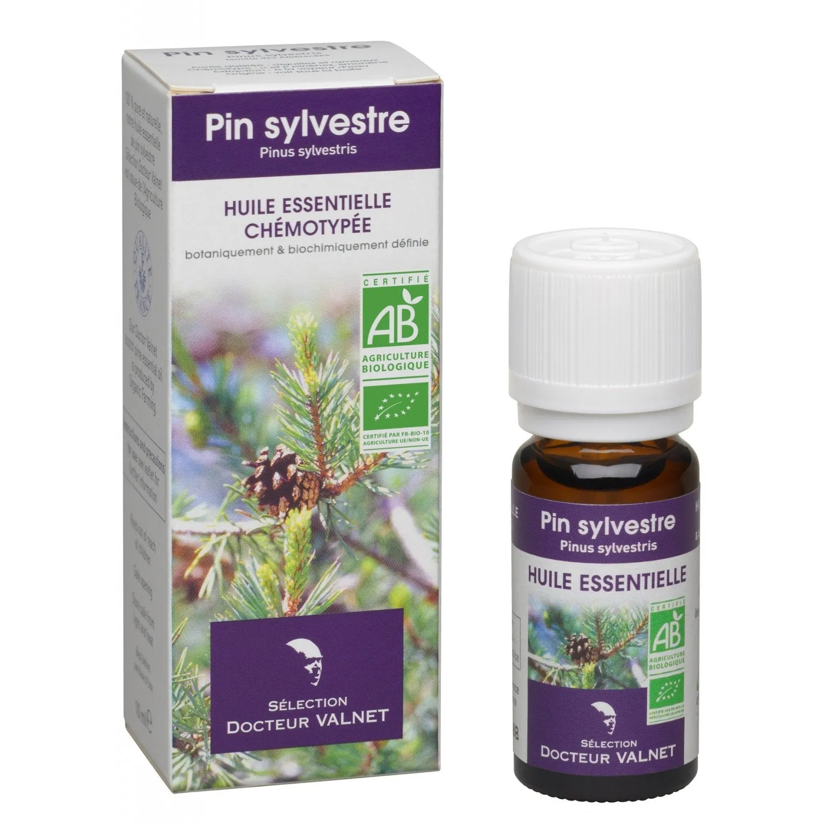 Aceite esencial de Pino Albar ecológico-10 ml-Dr.Valnet