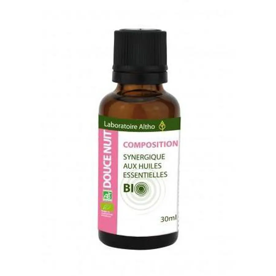 Sinergias de aceites esenciales de noche dulces orgánicos-30ml-Altho