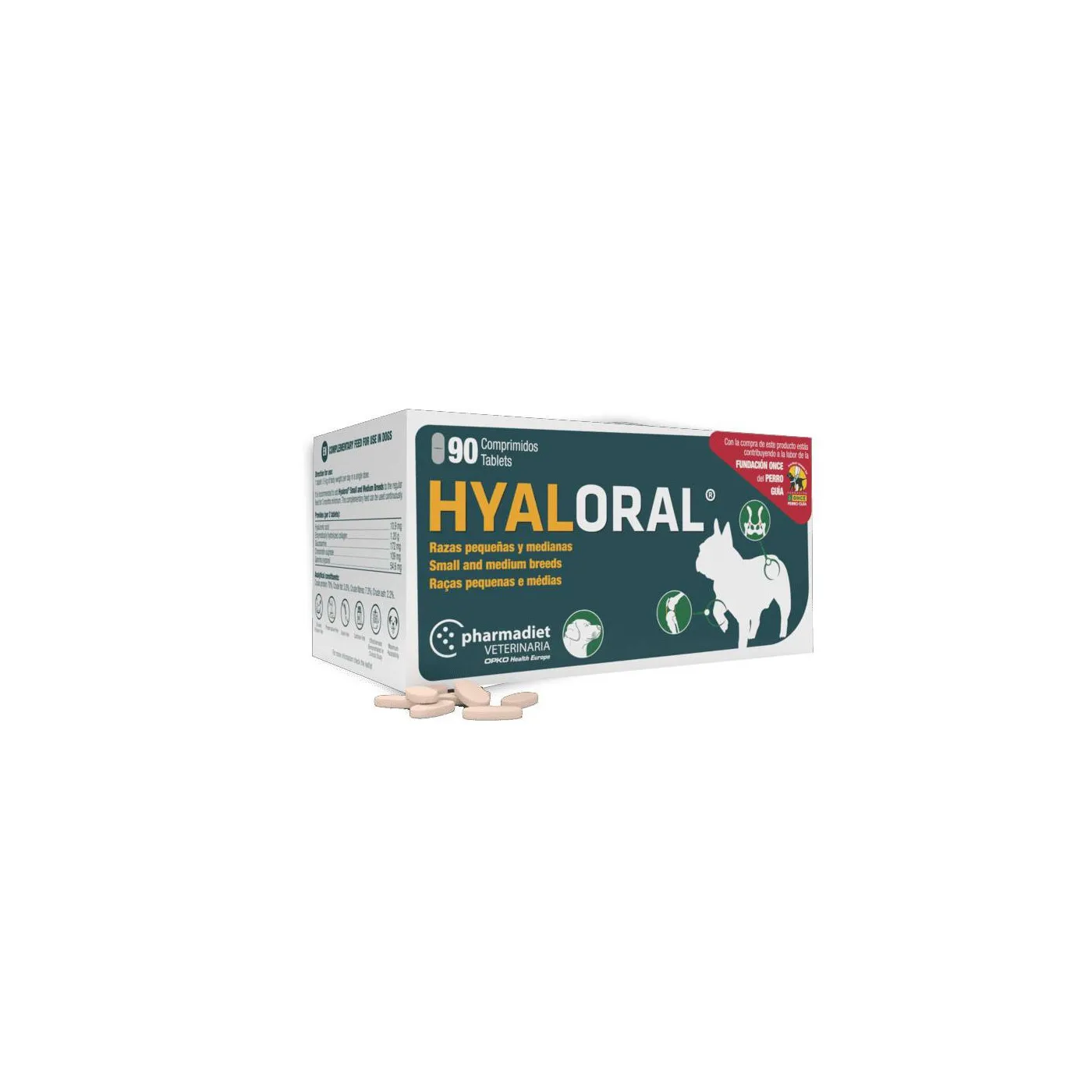 Hyaloral Perros Hasta 20kg 90 Comp Opko