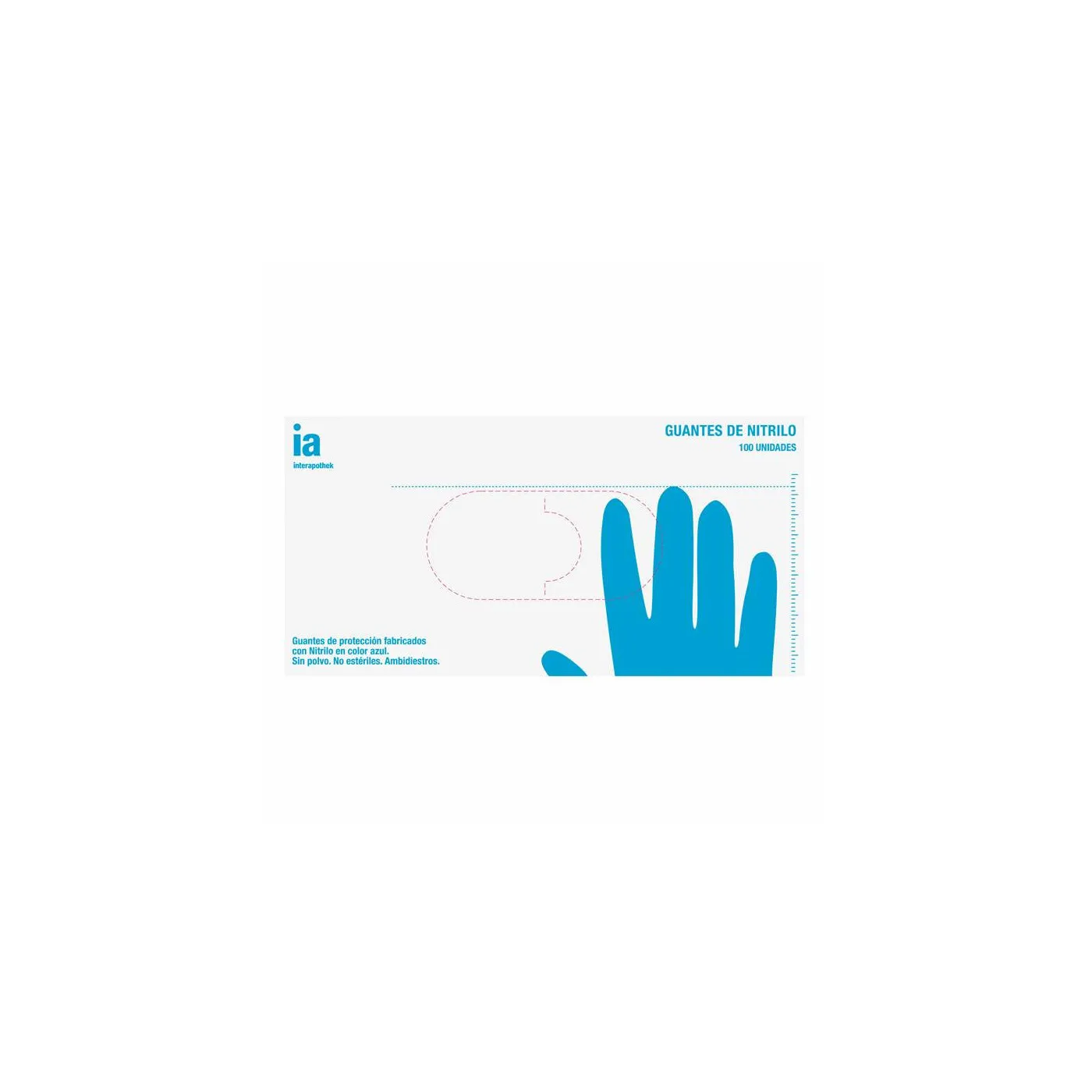 Interapothek Guantes Nitrilo Sin Polvo Talla M 1