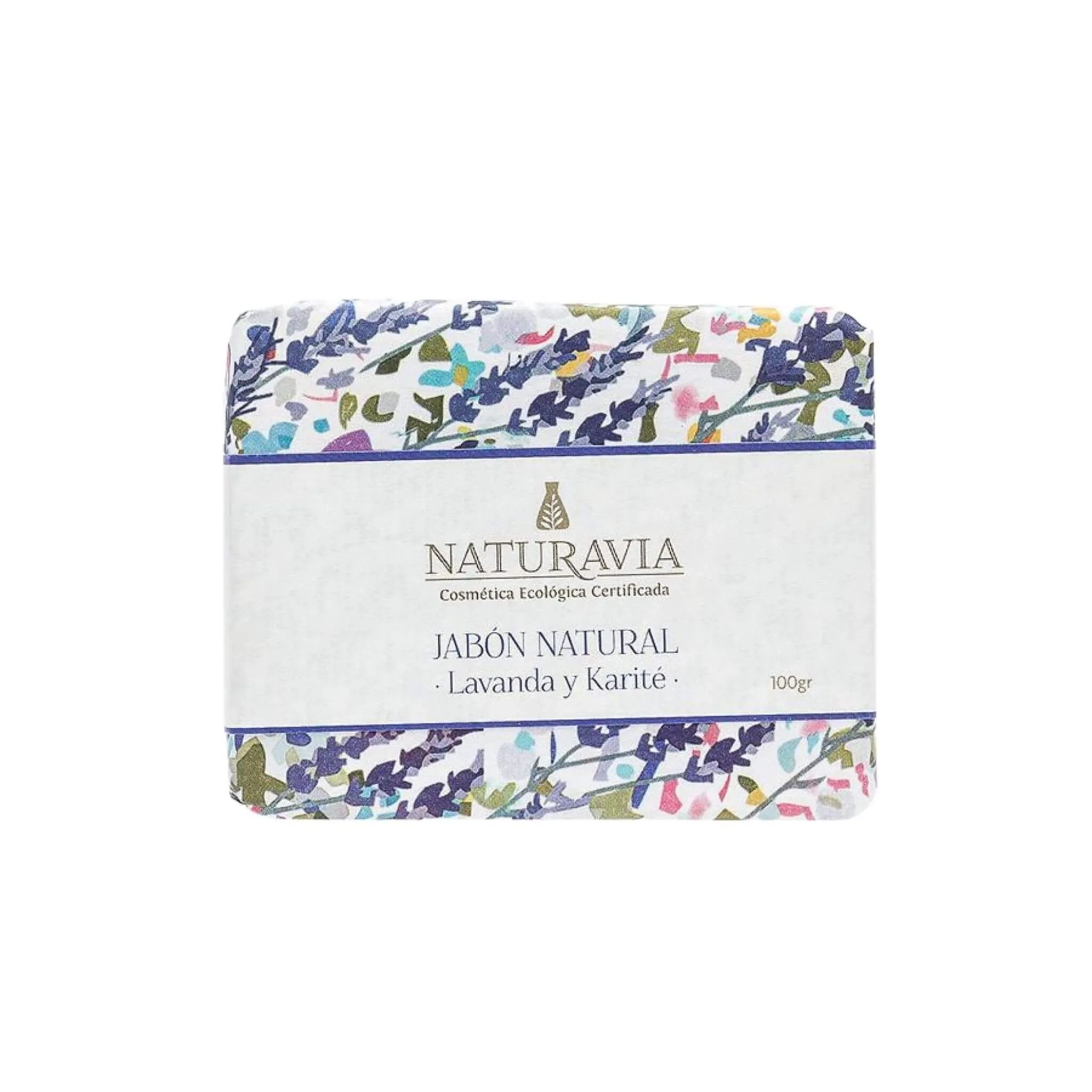 Jabón hidratante y calmante de lavanda y karité