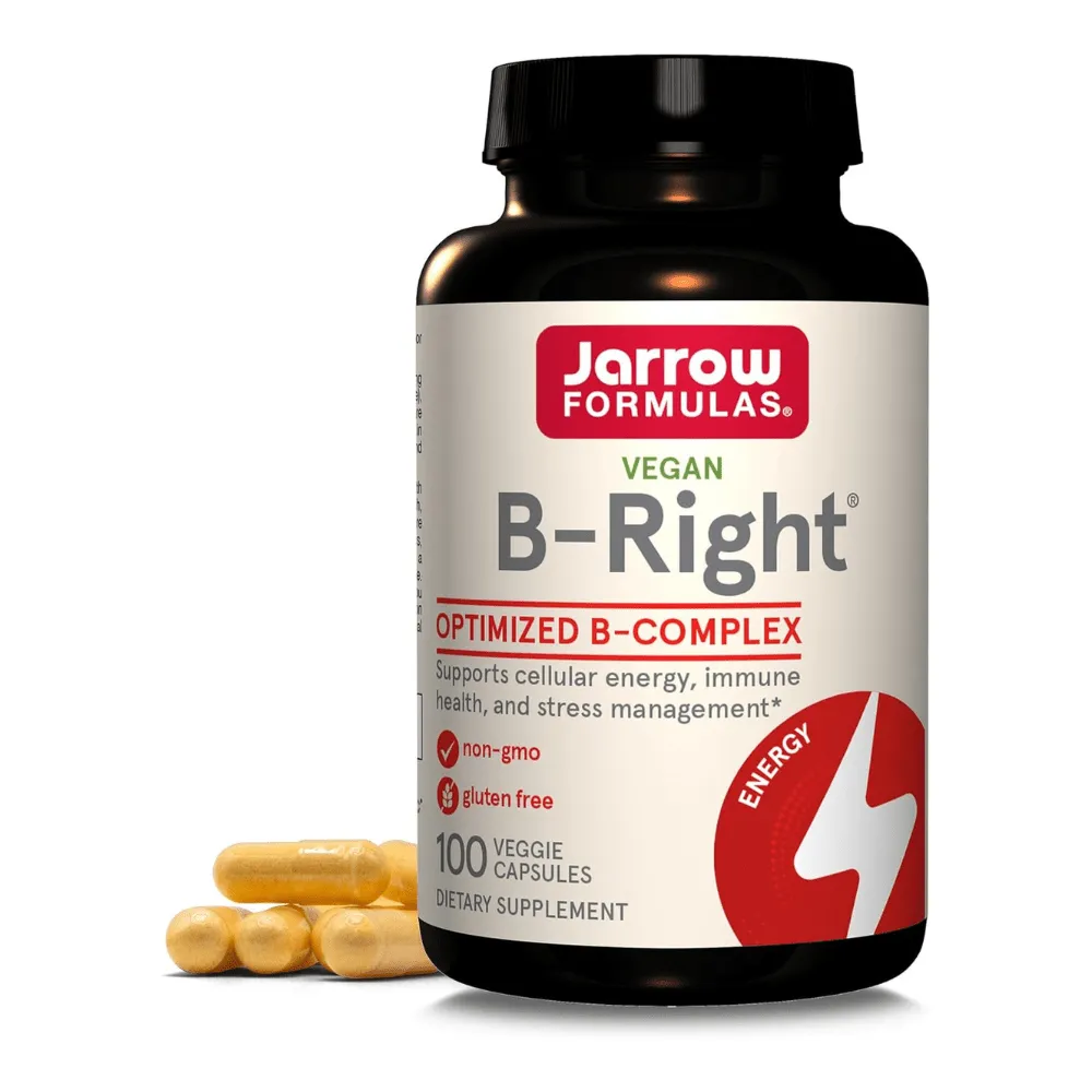 Jarrow Formulas B-Right Optimized B-Complex - 100 Cápsulas vegetales