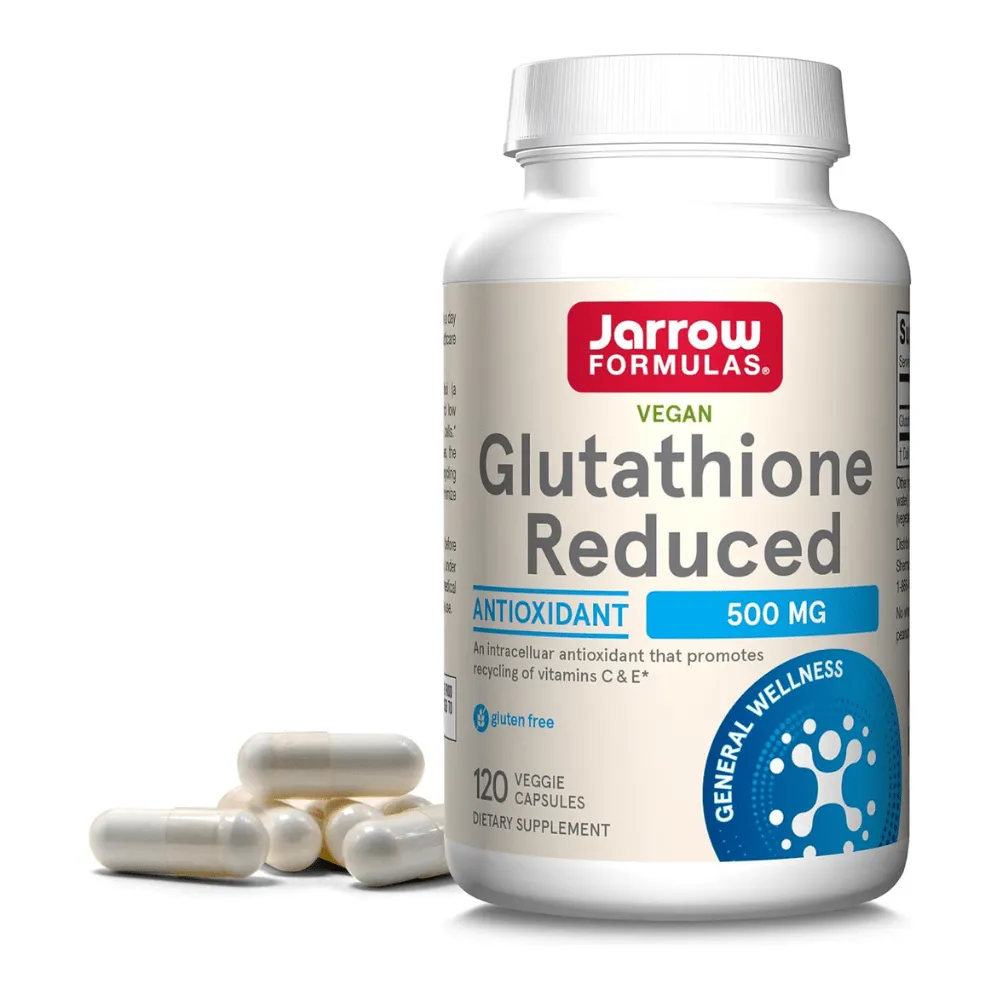 Jarrow Formulas Glutatión reducido 500 mg - 120 cápsulas vegetales