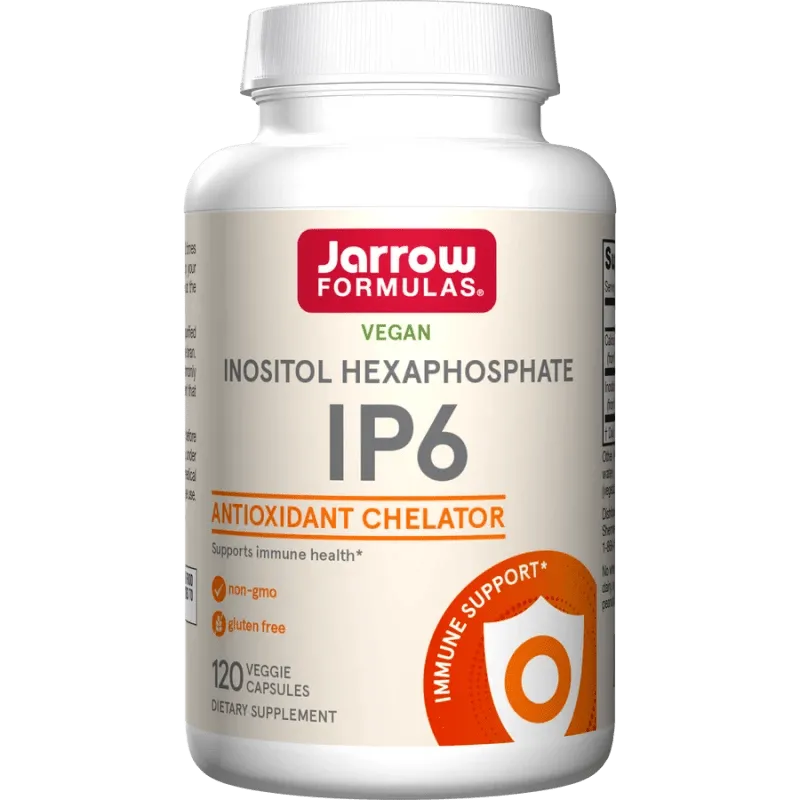 Jarrow Formulas IP6 (Inositol Hexafosfato) 500 mg - 120 Cápsulas Vegetales