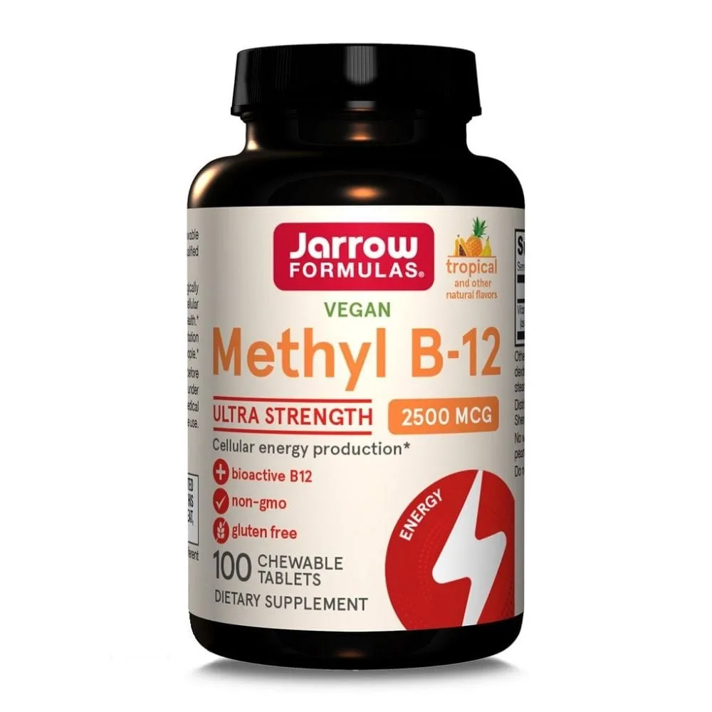 Jarrow Formulas Metil B-12 2500 mcg - 100 Tabletas