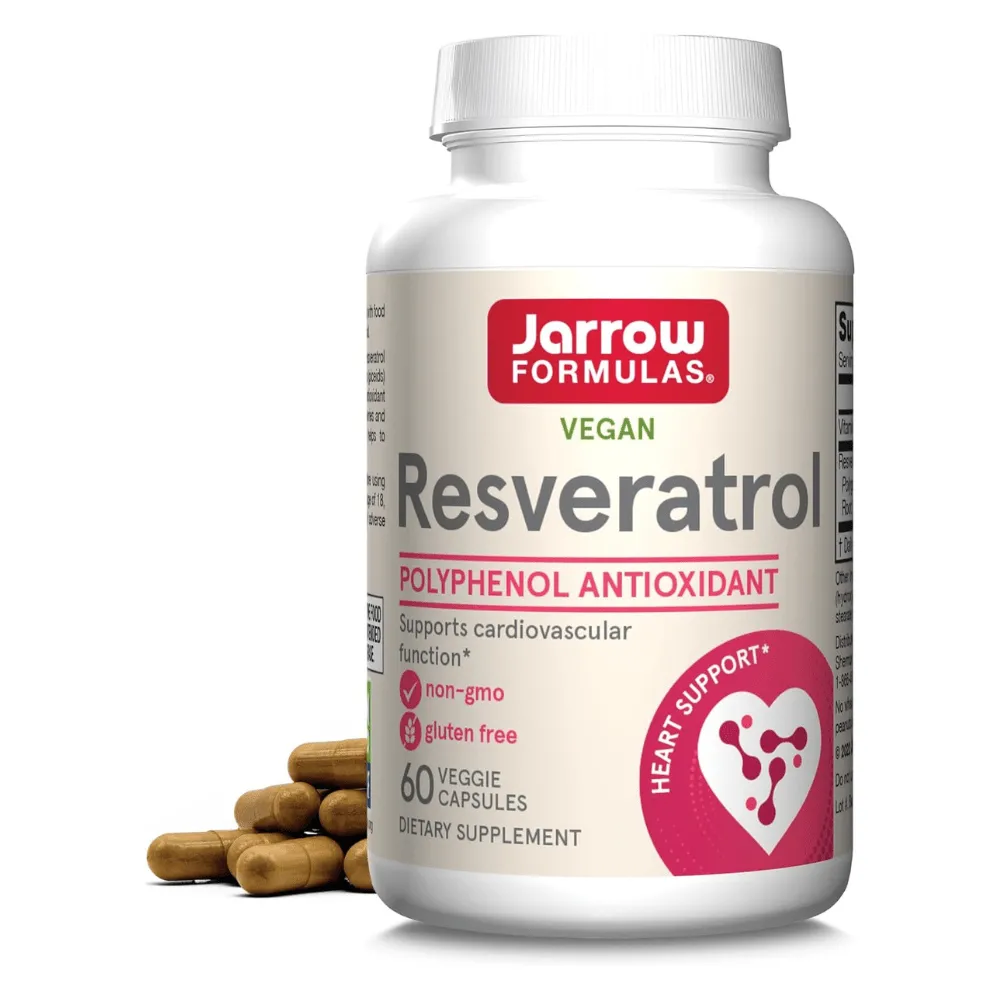 Jarrow Formulas Resveratrol 100 mg - 60 Cápsulas Vegetales