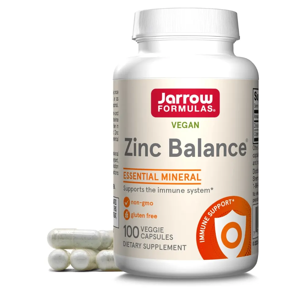 Jarrow Formulas Zinc Balance - 100 Cápsulas Vegetales
