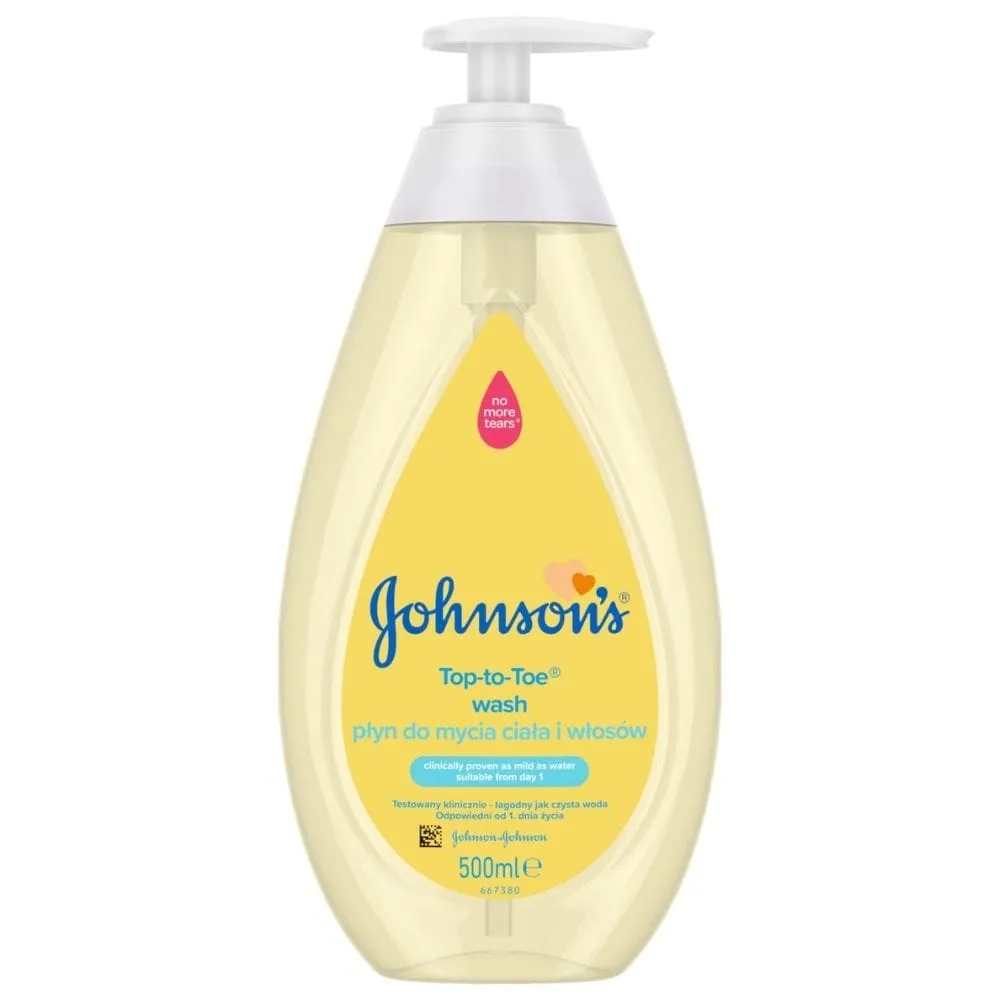Johnson's Baby Jabón líquido para el cuerpo y el cabello de los niños - 500 ml