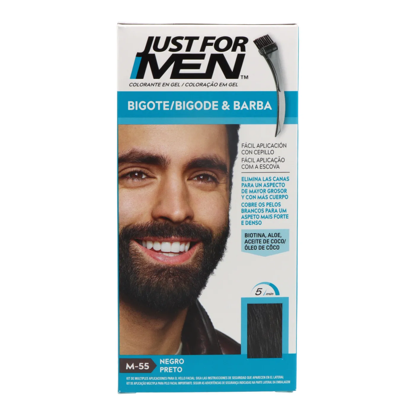 Just For Men Barba Bigote Negro