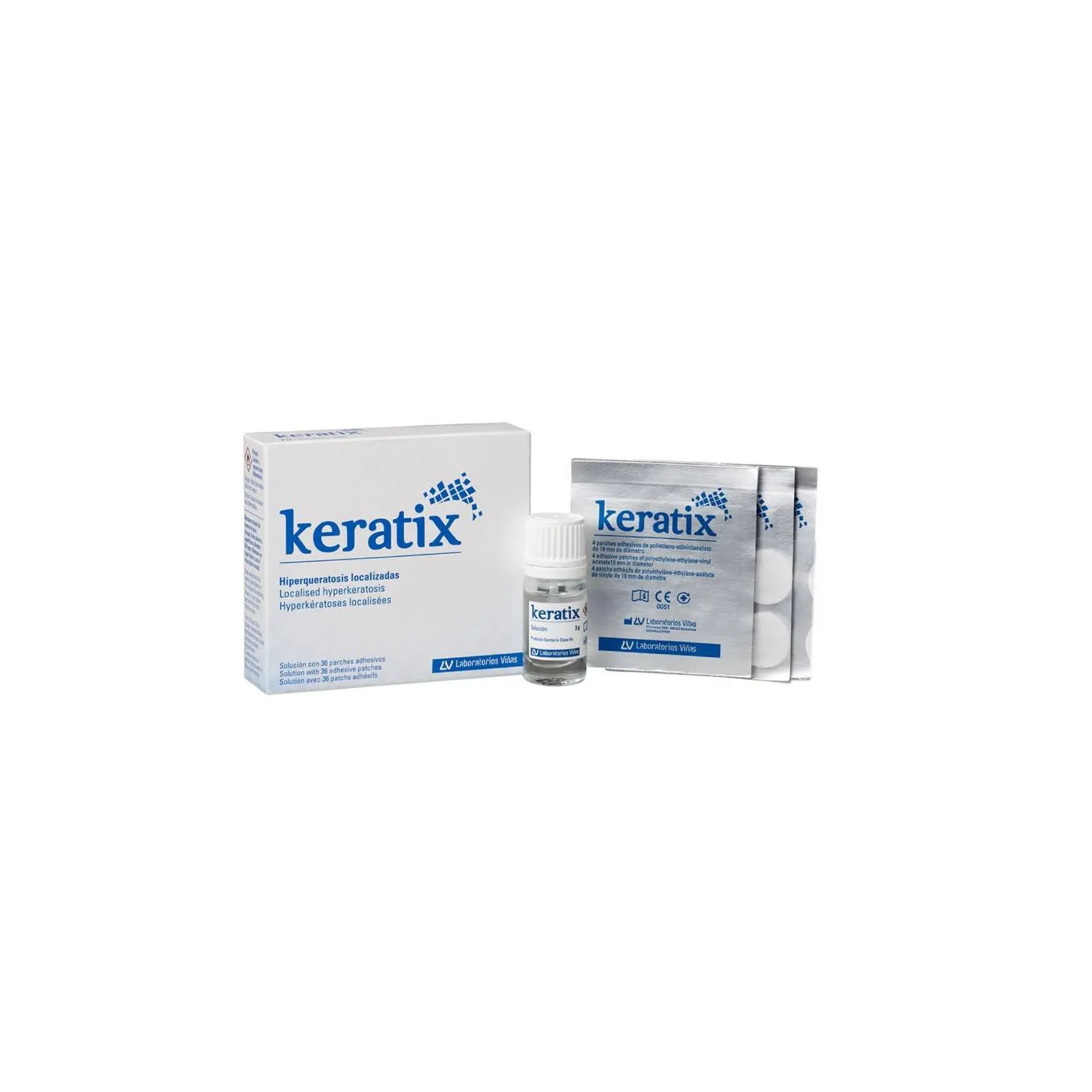 Keratix Pincel 3gr 36 Parches Adhesivos