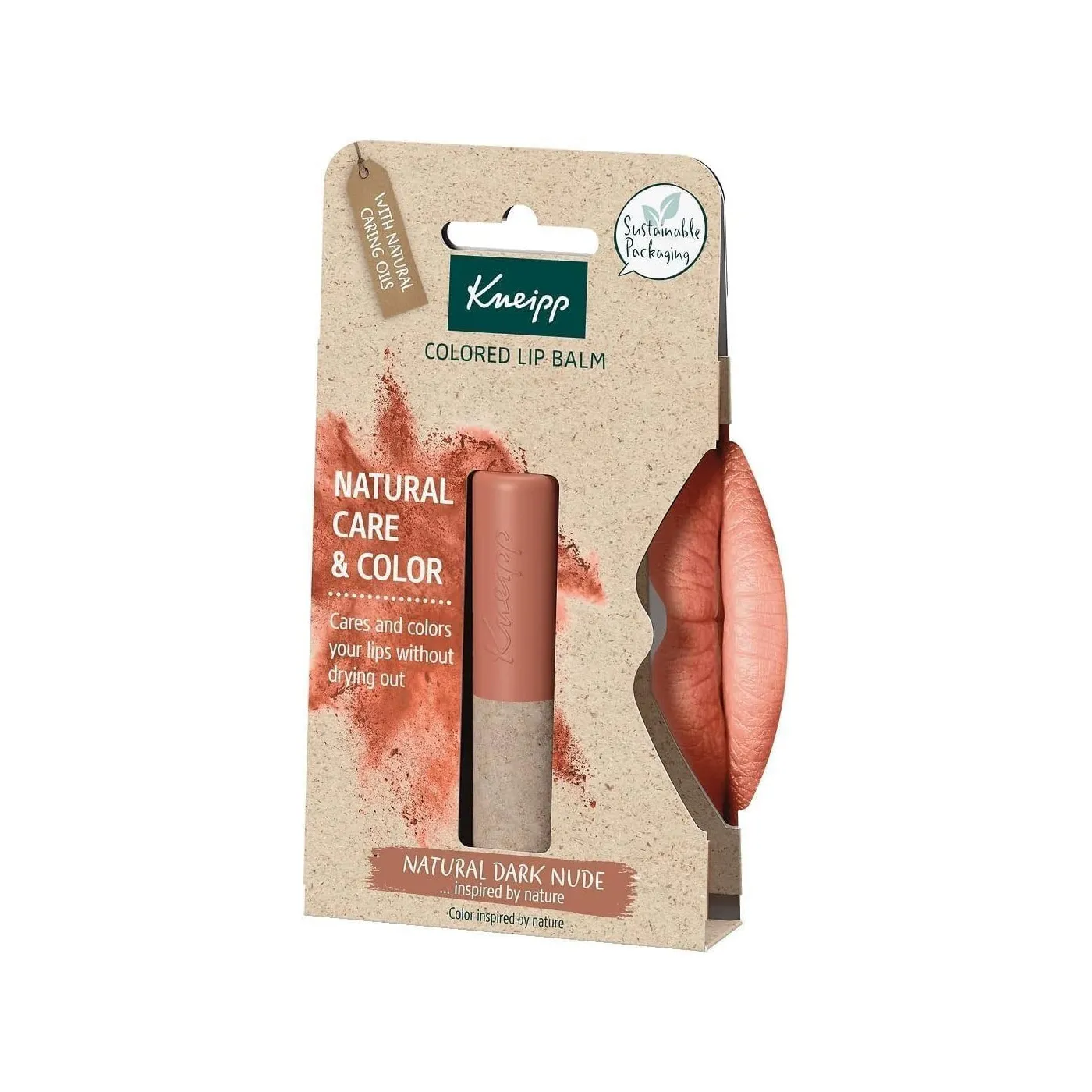 Kneipp Bálsamo Labial Con Color Natural Dark Nude 3,1gr