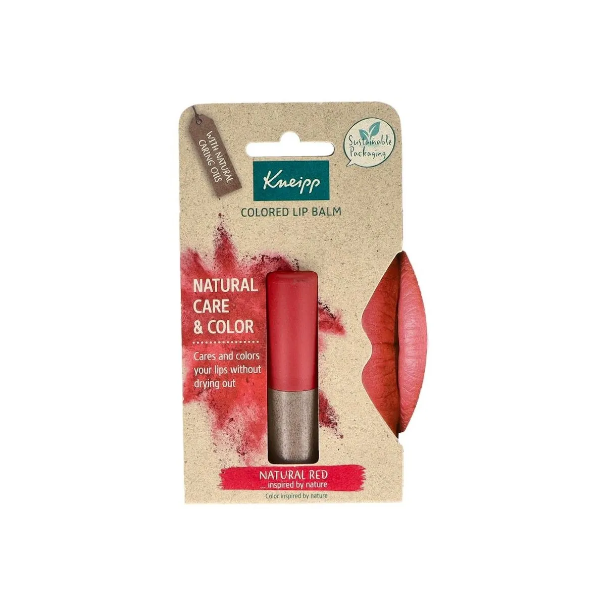 Kneipp Balsamo Labial Natural Red 3,1 G
