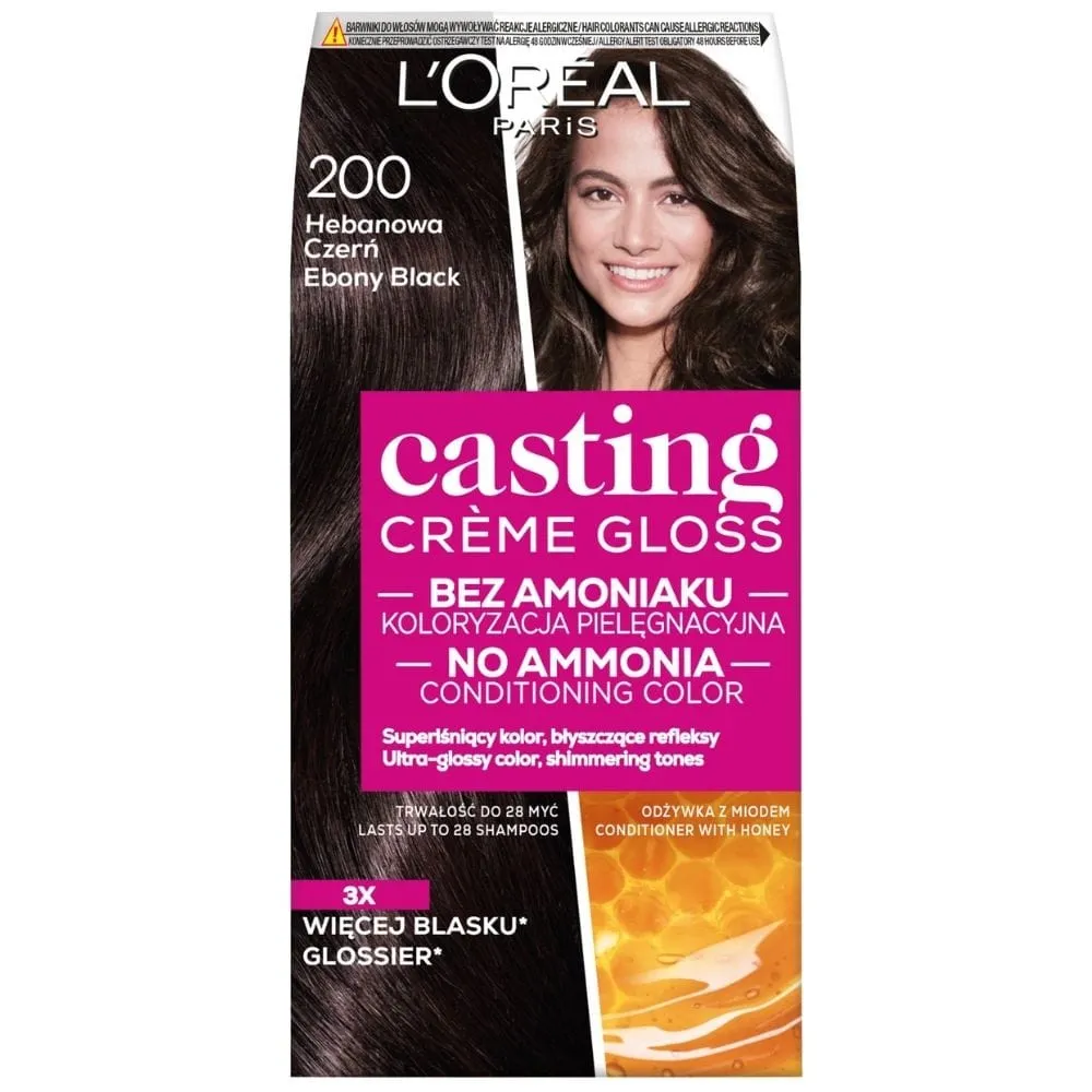 L'Oréal Casting Créme Gloss,200 Negro ébano