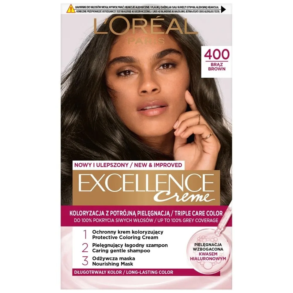 L'Oreal Excellence Creme,400 Marrón