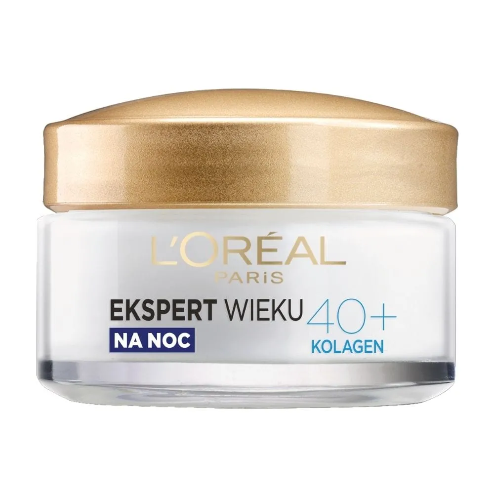 L'Oréal Paris Age Expert 40+ Crema de Noche Hidratante Antiarrugas - 50 ml