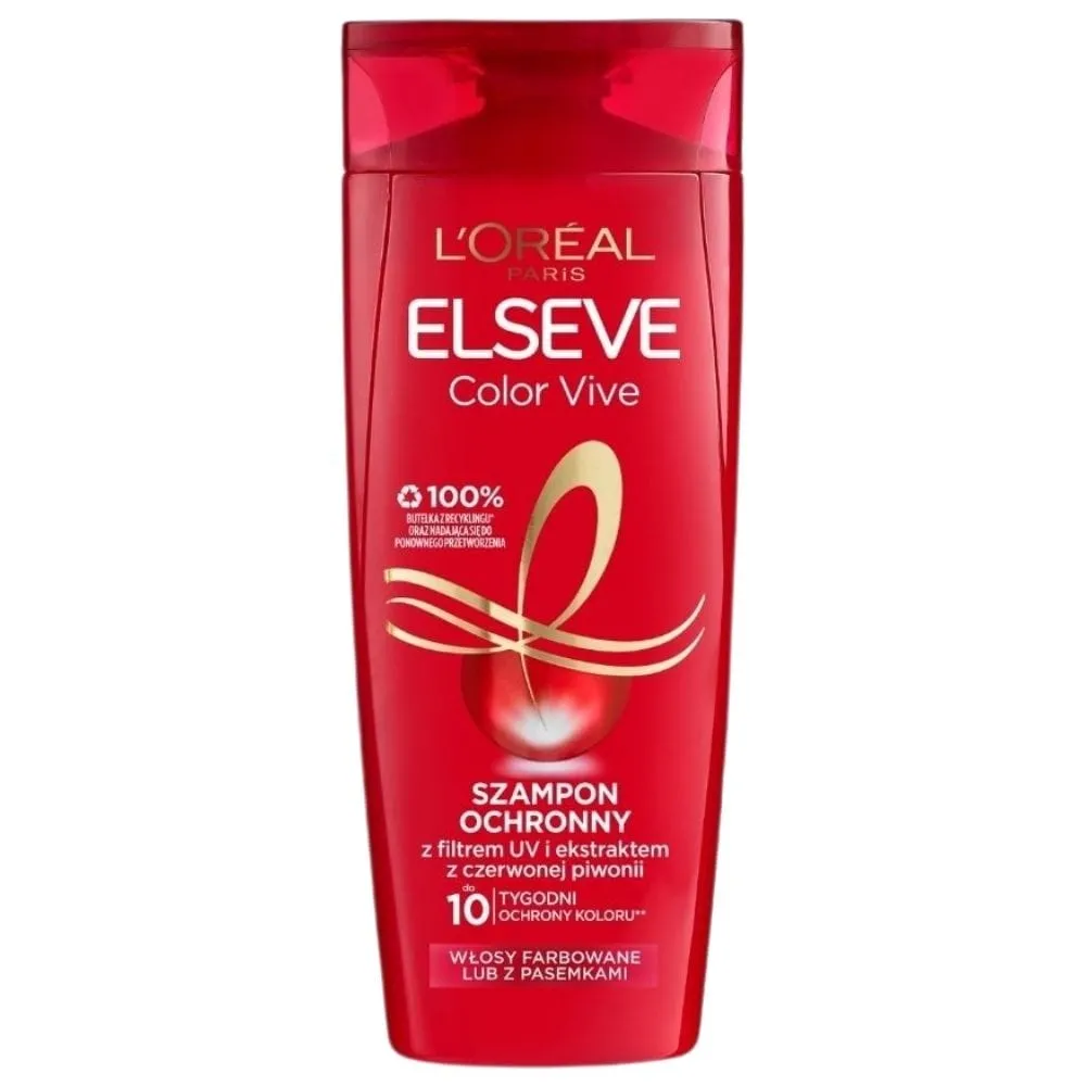 L'Oréal Paris Elseve Color-Vive, Champú para cabellos coloreados - 400 ml