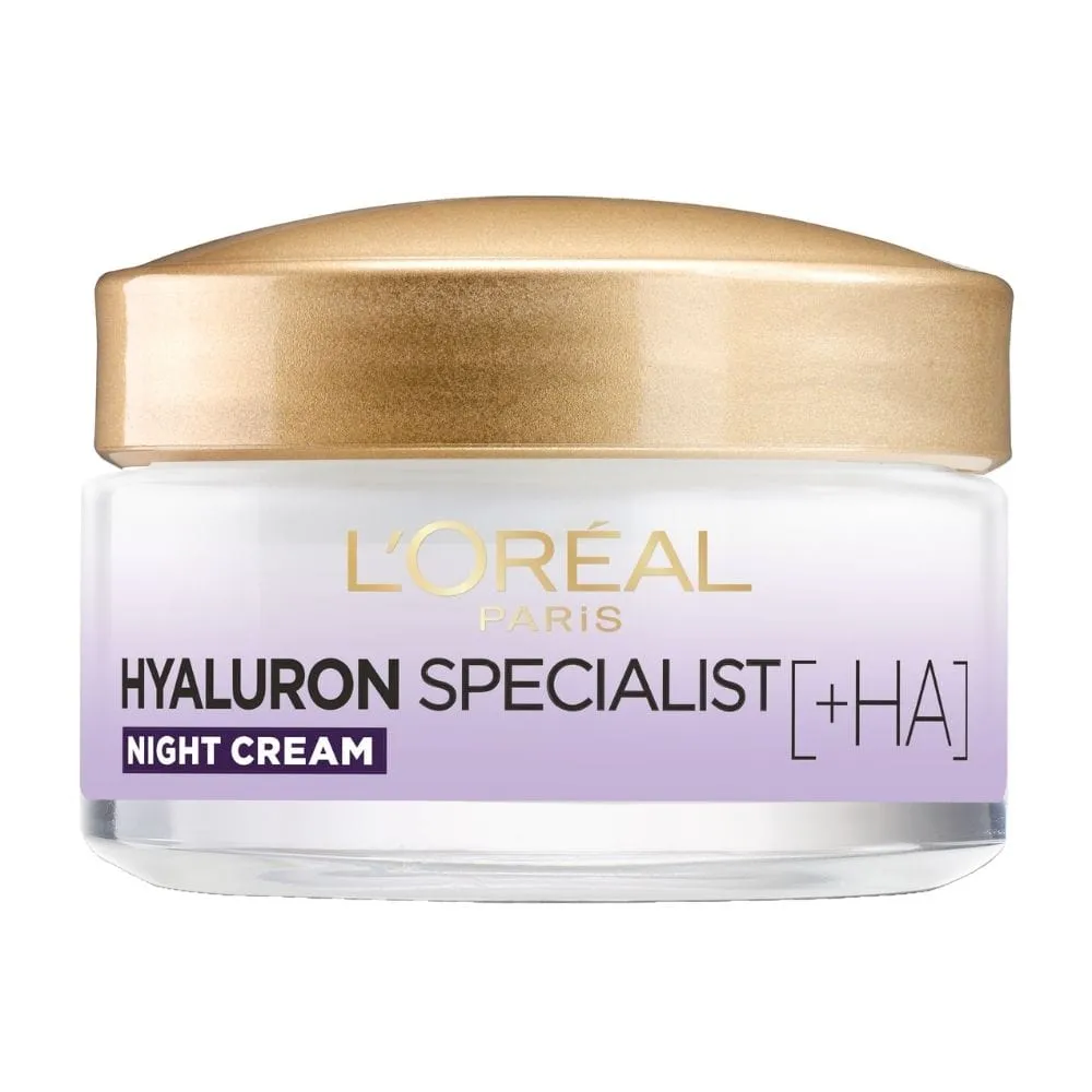 L'Oréal Paris Hyaluron Crema Hidratante de Noche Especializada - 50 ml