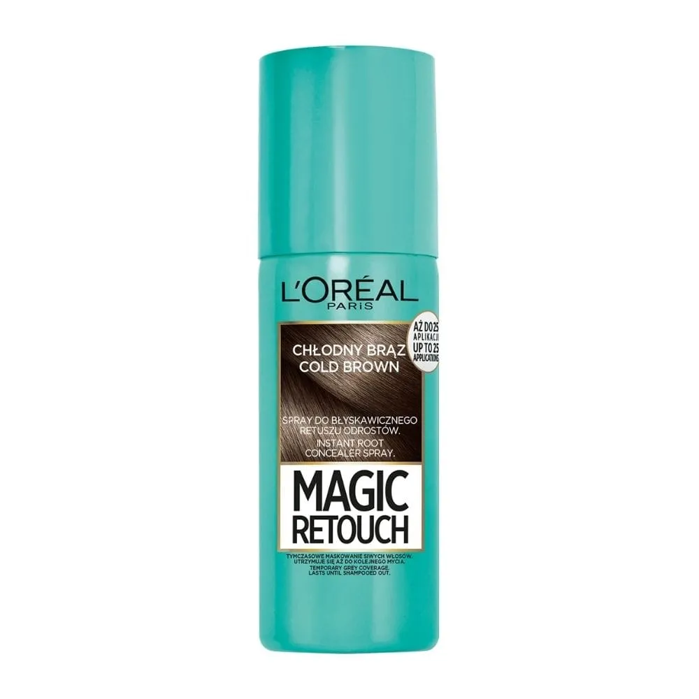 L'Oréal Paris Magic Retouch, Marrón frío - 75 ml
