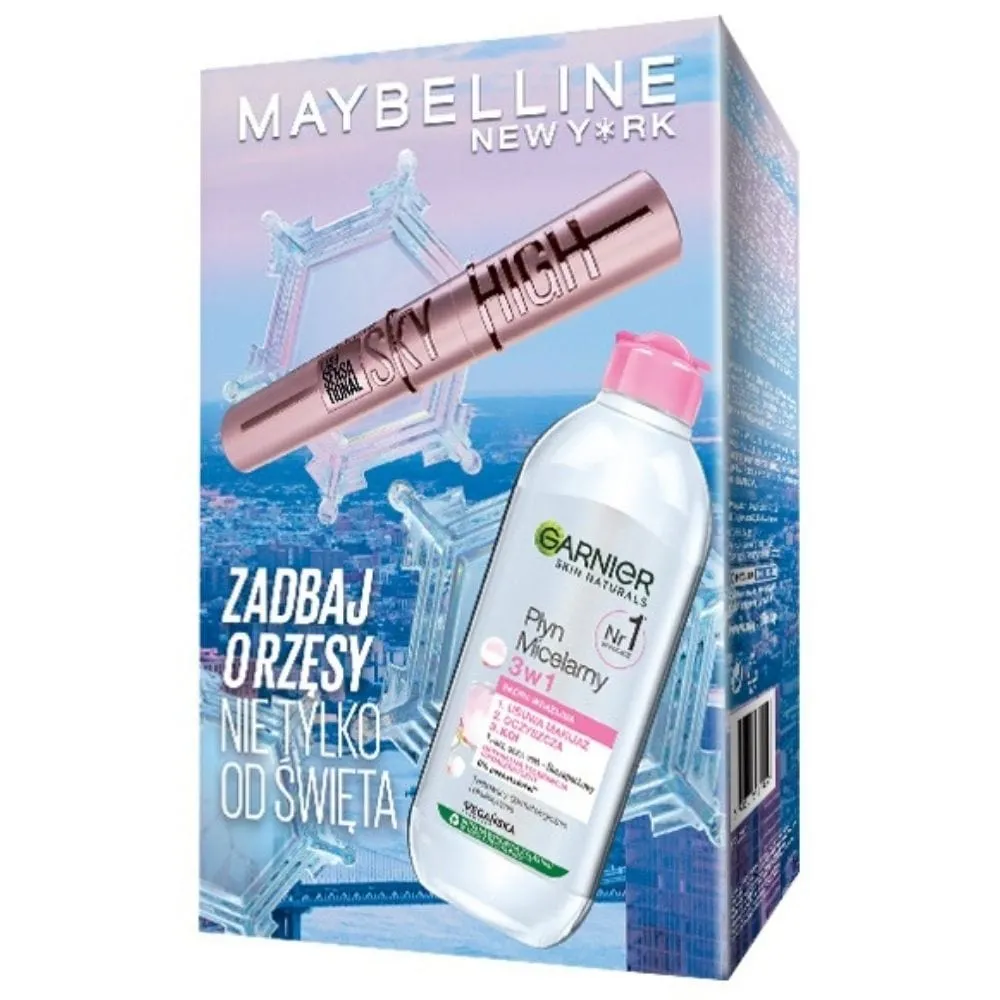L'Oréal Paris Set Maybelline: SkyHigh Mascara + Loción Micelar - 400 ml